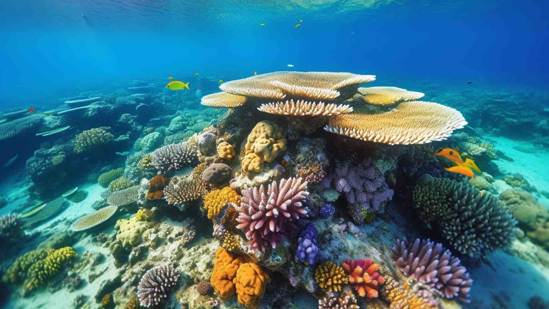 Great Barrier Reef bleaching correlates with global warming